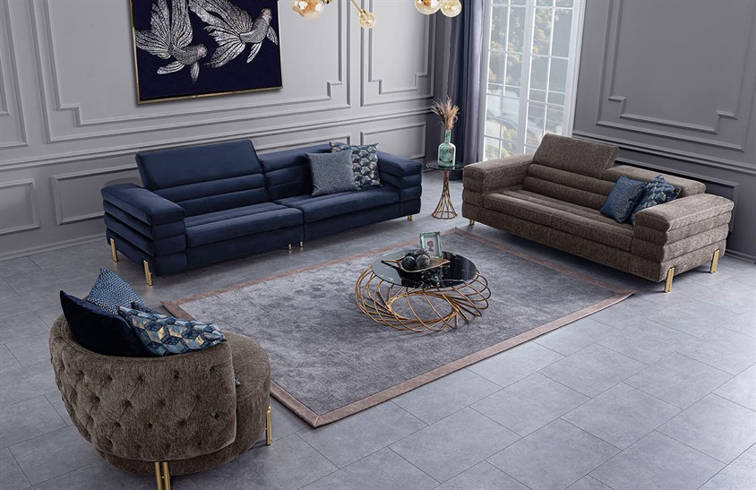 Beryl Koltuk Takımı Gold Koltuk Takımı