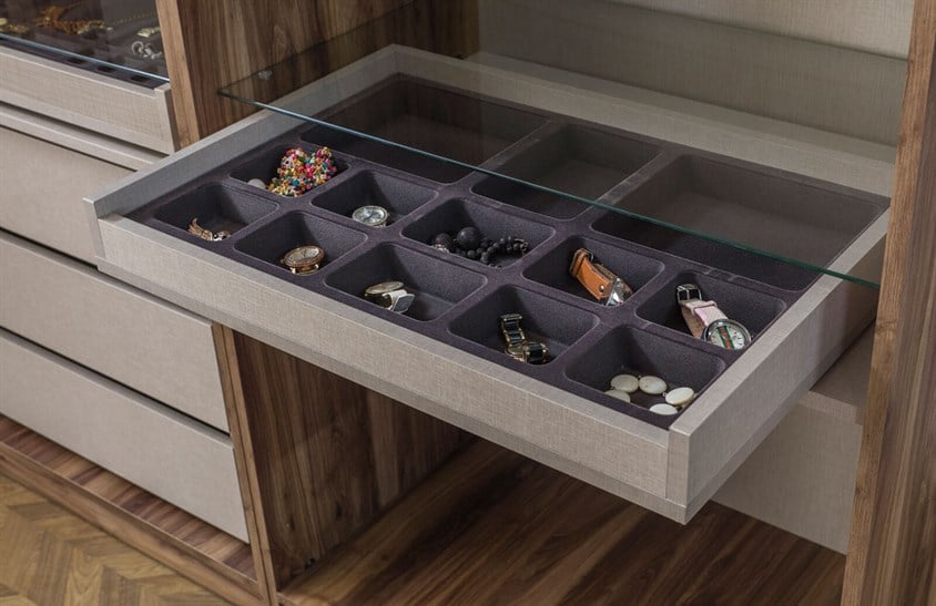 Daisi Köşe Dolap Takımı Ceviz Yatak Odası