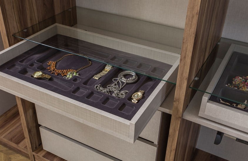 Daisi Köşe Dolap Takımı Ceviz Yatak Odası