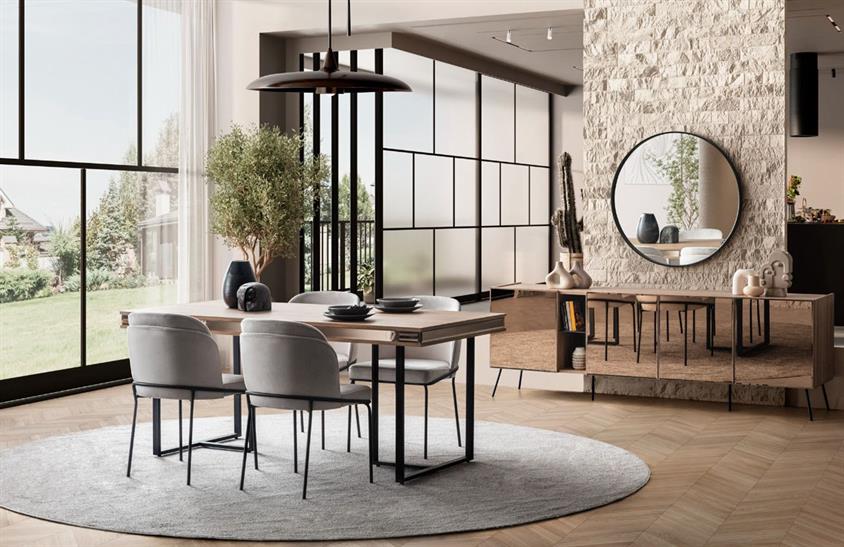 Daisi Yemek Odası Takımı Ceviz Yemek Odası