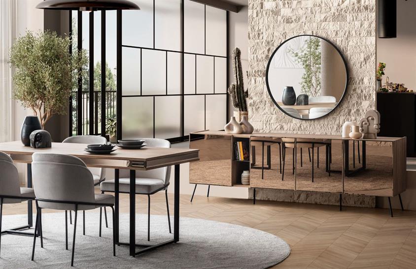 Daisi Yemek Odası Takımı Ceviz Yemek Odası