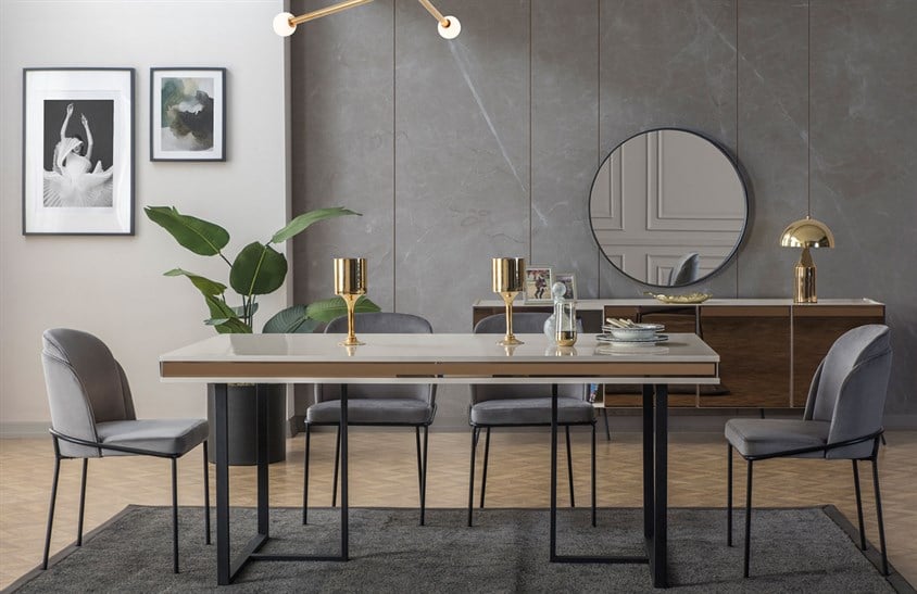 Daisi Yemek Odası Takımı Aytaşı Yemek Odası