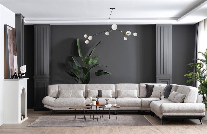 Ardita Köşe Takımı Black Köşe Koltuk