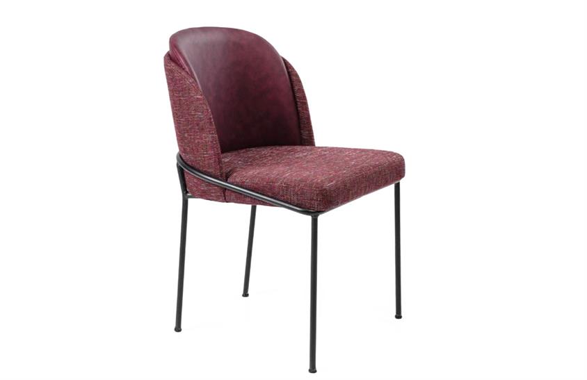 Minotti Sandalye Siyah Metal S-01 Sandalye