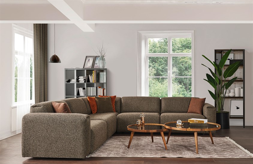 Alcala Köşe Takımı Köşe Koltuk