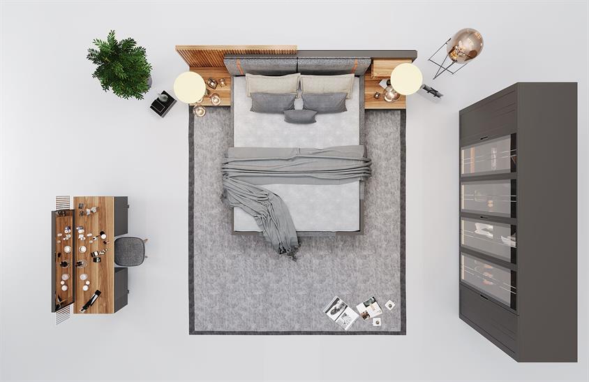 Woods Yatak Odası Takımı Yatak Odası