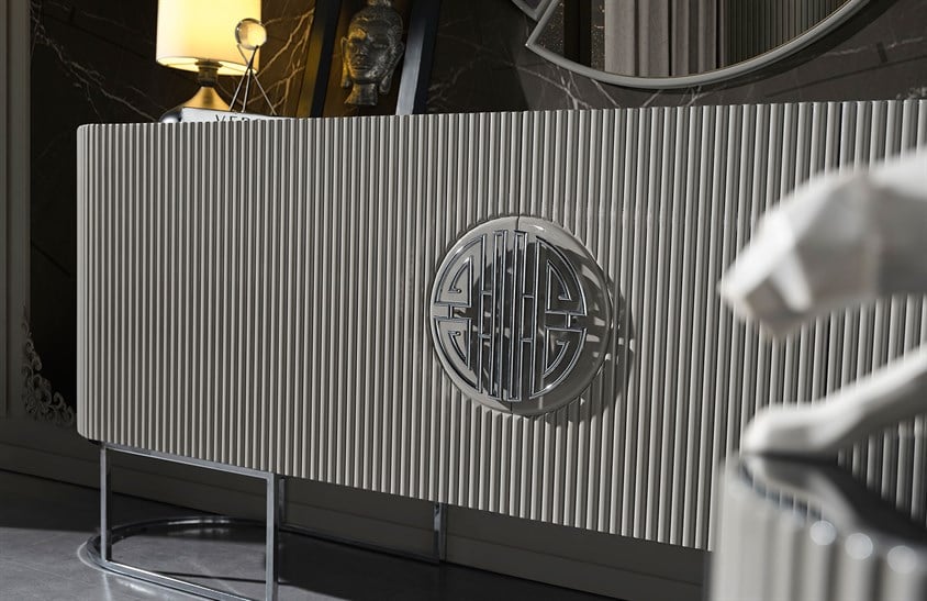 Morten Yemek Odası Takımı Grey Yemek Odası