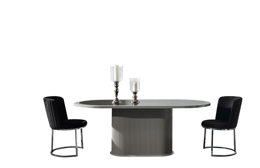 Morten Yemek Odası Takımı Grey Yemek Odası