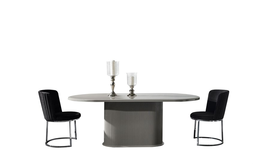 Morten Yemek Odası Takımı Grey Yemek Odası