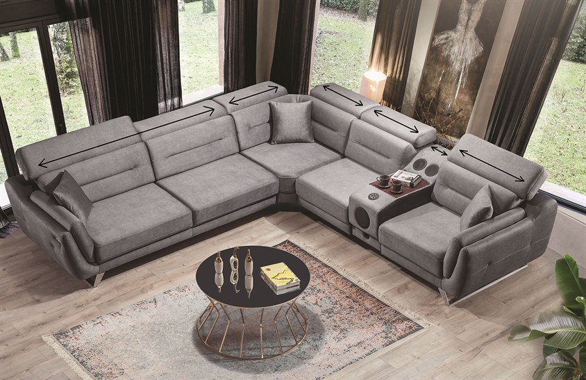 Cripps Köşe Takımı Köşe Koltuk