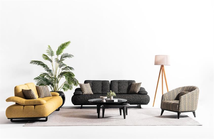 Brock Koltuk Takımı Black Koltuk Takımı