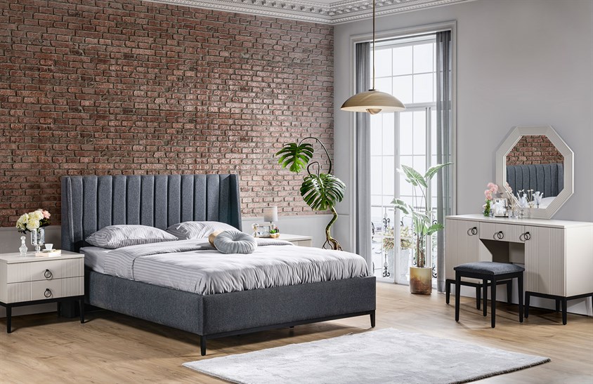 Bellamy Yatak Odası Takımı Köşe Dolaplı Giyinme Odası