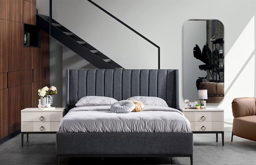 Bellamy Yatak Odası Takımı Köşe Dolaplı Giyinme Odası