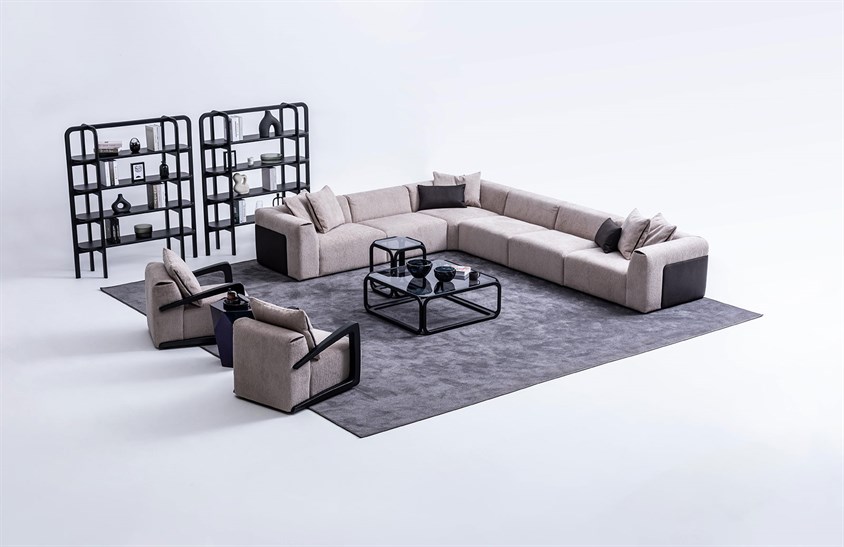 Coretta Köşe Koltuk Takımı Köşe Koltuk