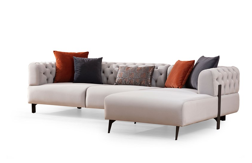 Lotte Köşe Koltuk Kapitoneli Köşe Koltuk