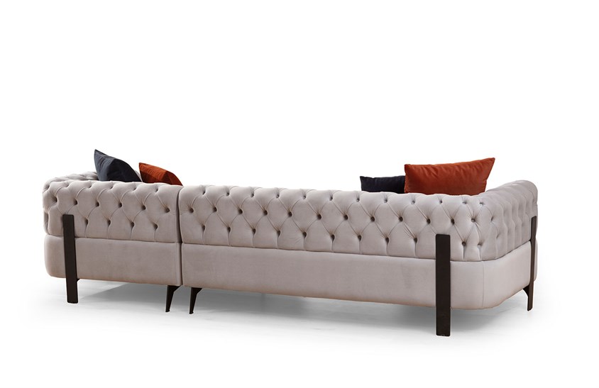 Lotte Köşe Koltuk Kapitoneli Köşe Koltuk