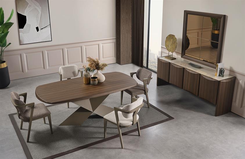 Cowley Yemek Odası Takımı Yemek Odası