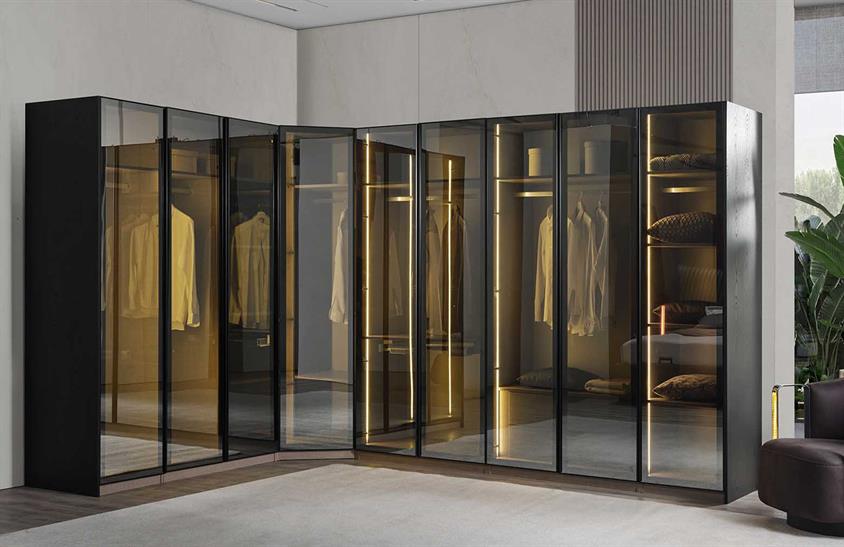 New Nino Köşe Dolap Takım Yatak Odası