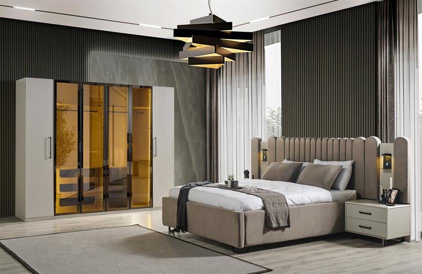 Ashwini Yatak Odası Takımı Yatak Odası