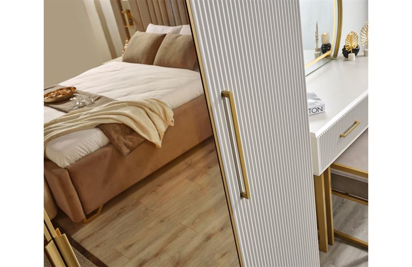 Ashwini Giyinme Odası Dolabı Gold Giyinme Odası