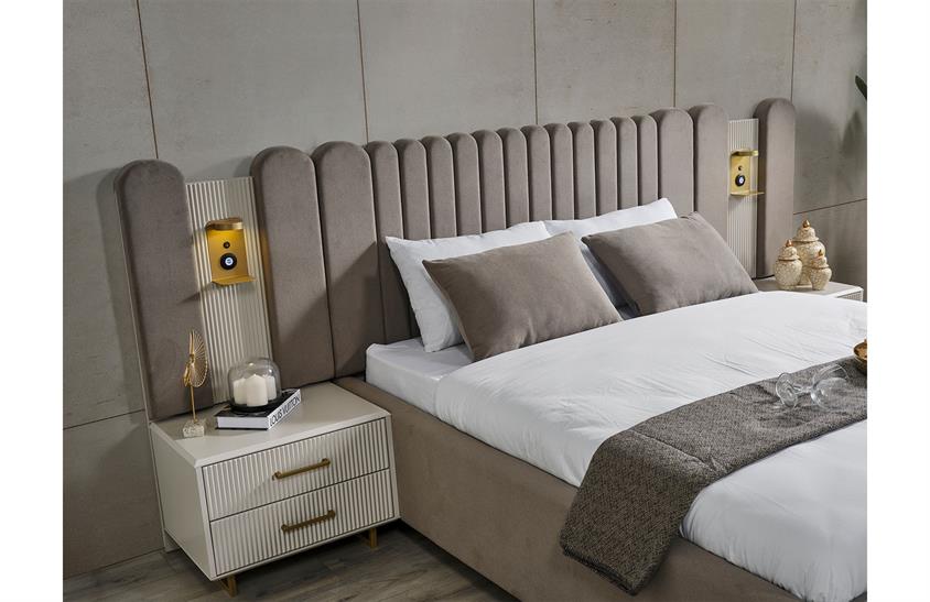 Ashwini Yatak Odası Takımı Gold Yatak Odası