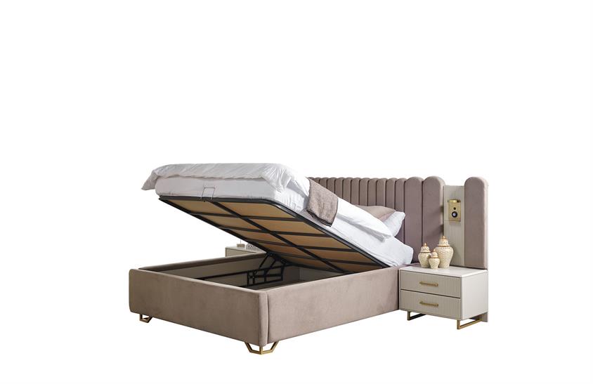 Ashwini Yatak Odası Takımı Gold Yatak Odası