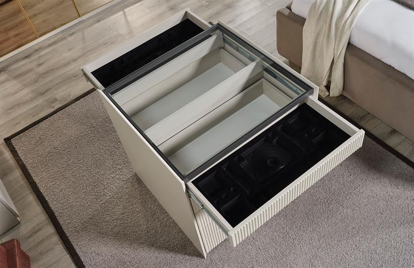 Ashwini Yatak Odası Takımı Gold Yatak Odası