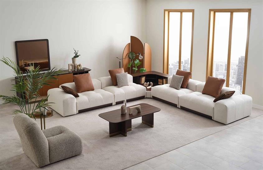 Mallen Köşe Koltuk Takımı Köşe Koltuk