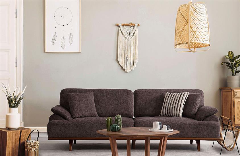 Aymil Koltuk Takımı Ceviz Koltuk Takımı