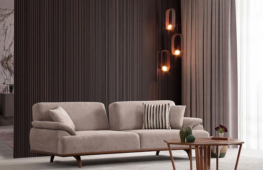 Aymil Koltuk Takımı Ceviz Koltuk Takımı