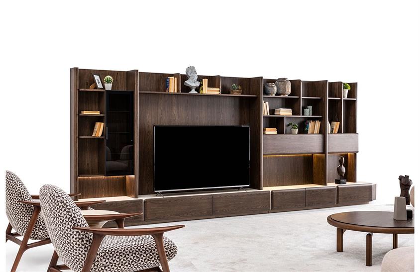 Enilsa Duvar Ünitesi Travertino TV Ünitesi