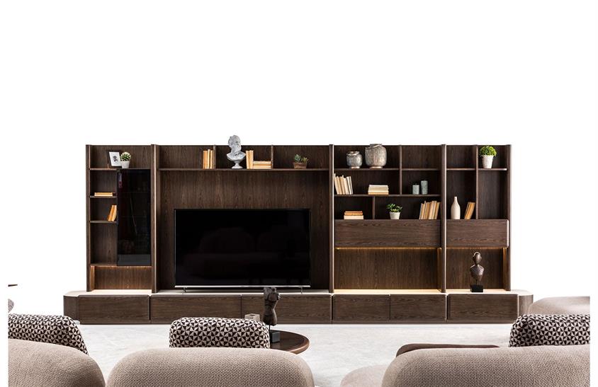 Enilsa Duvar Ünitesi Travertino TV Ünitesi