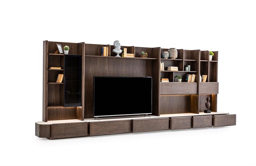 Enilsa Duvar Ünitesi Travertino TV Ünitesi