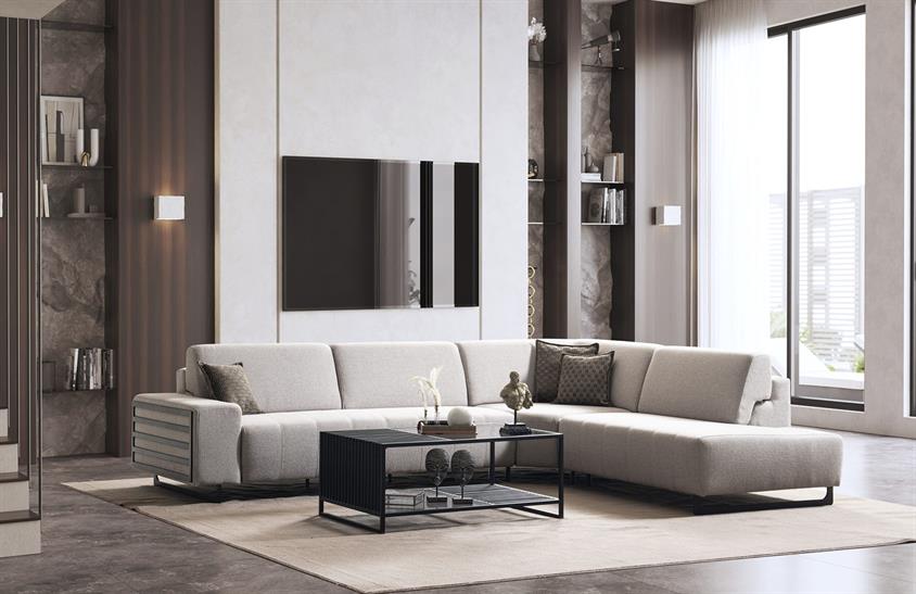 Bennett Köşe Takımı Şezlonglu Köşe Koltuk