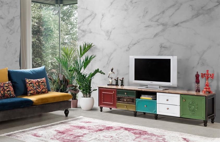 Retro SVR-03 Tv Sehpası TV Ünitesi