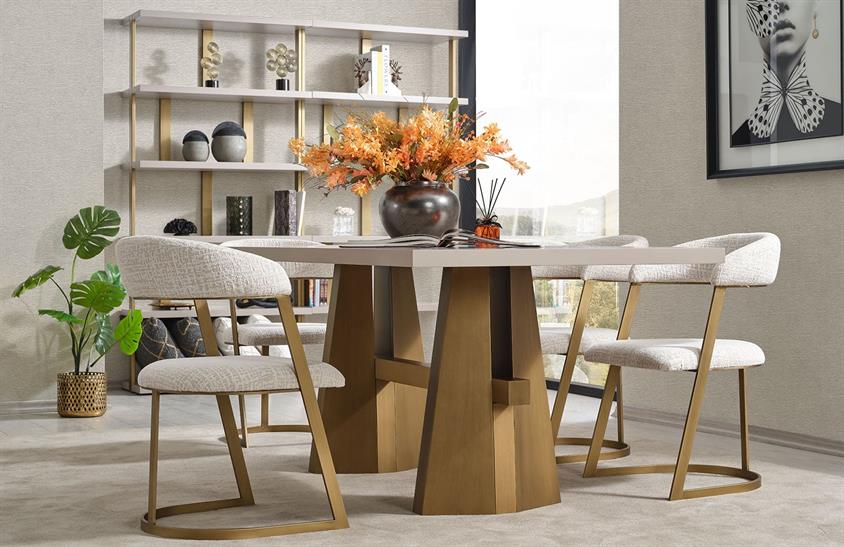 New Vina Yemek Odası Takımı Yemek Odası