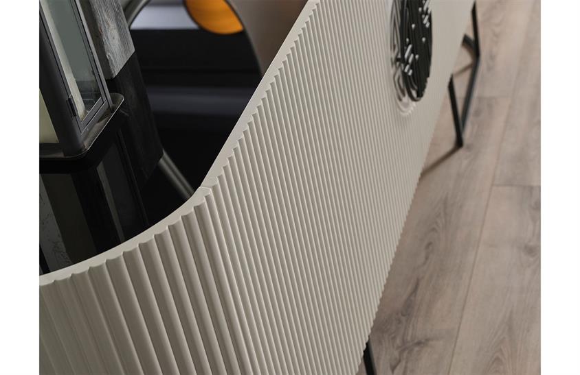 Morten Yemek Odası Takımı Ekru-Siyah Yemek Odası