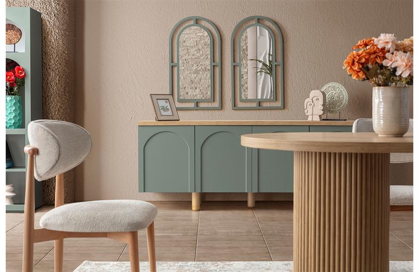 Latrell Retro V2 Yemek Odası Takımı Yemek Odası