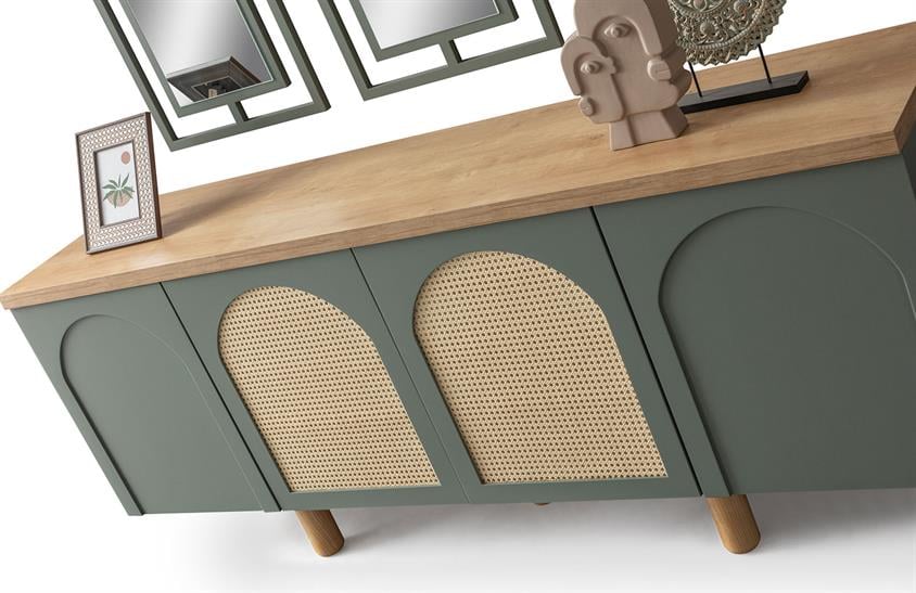 Latrell Retro V2 Yemek Odası Takımı Yemek Odası