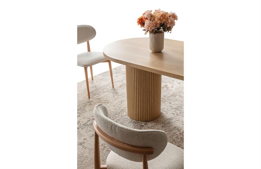 Latrell Retro Yemek Odası Takımı Yemek Odası