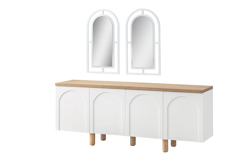 Latrell Retro Yemek Odası Takımı Yemek Odası