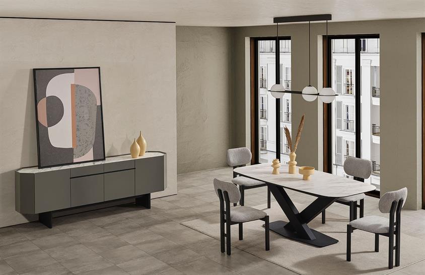 Weynir Yemek Odası Takımı Sinterflex Yemek Odası