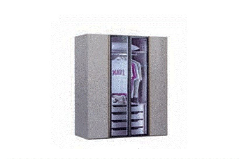 Evony 4 Kapaklı Dolap Modül S-443 Genç Odası