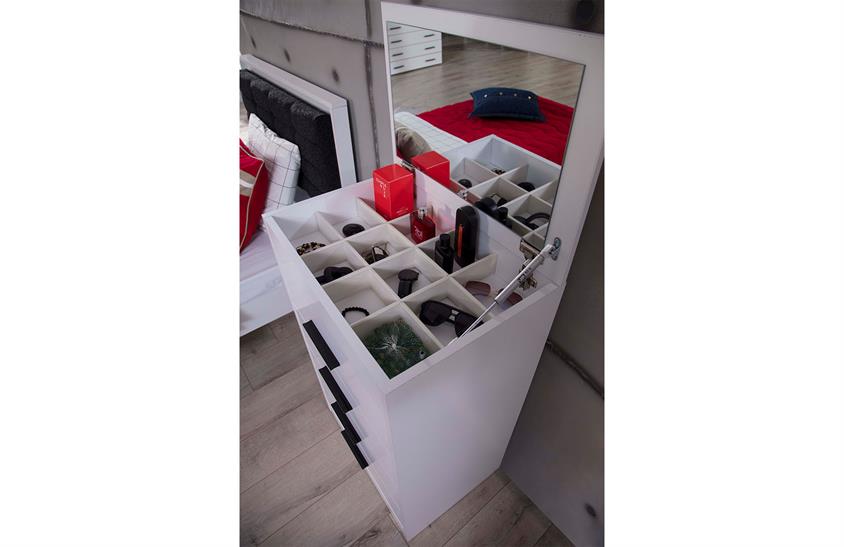 Stewen Çamaşırlık Aynalı Genç Odası