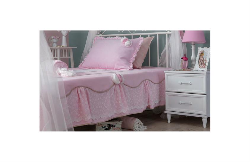 Santas Yatak Örtüsü Pembe Genç Odası