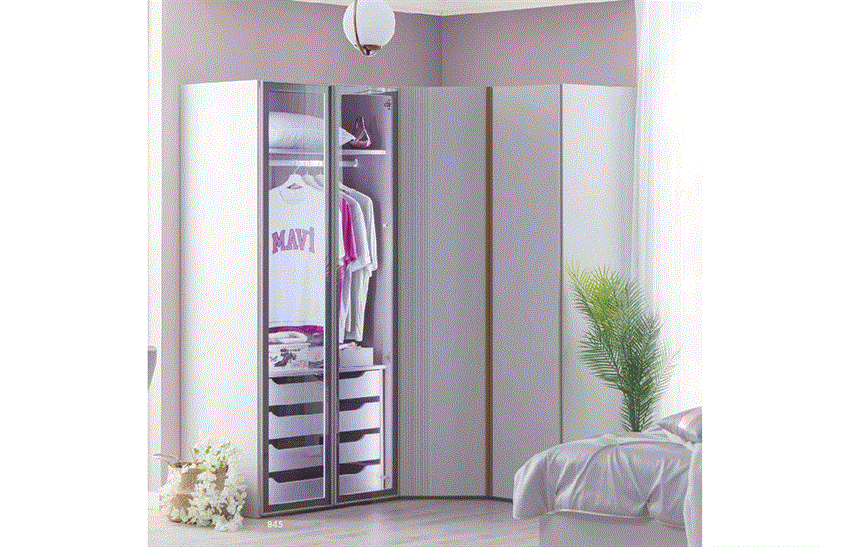 Evony Mini Köşe Dolap S-845 Genç Odası