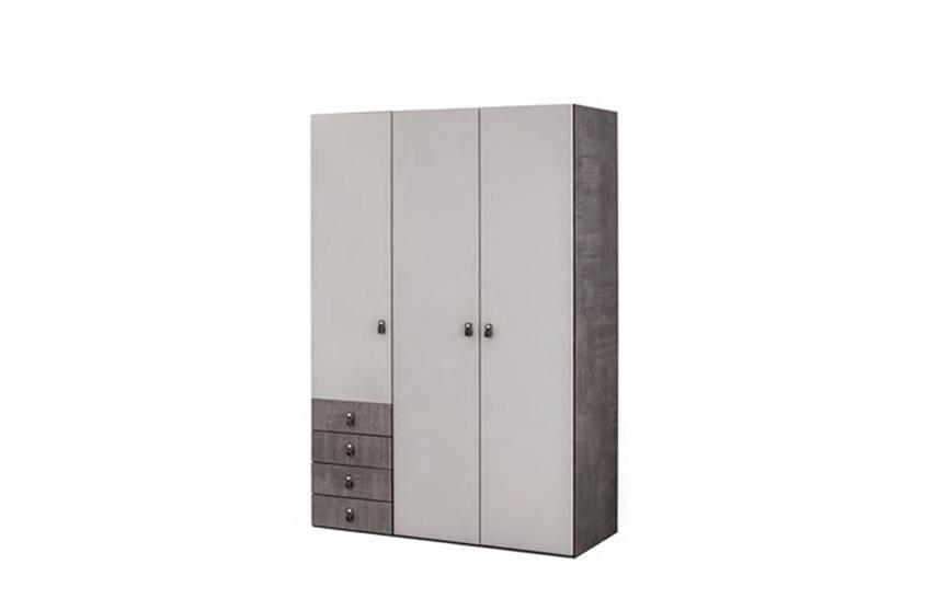 Lobster 3 Kapılı Ahşap Dolap S-306 Genç Odası