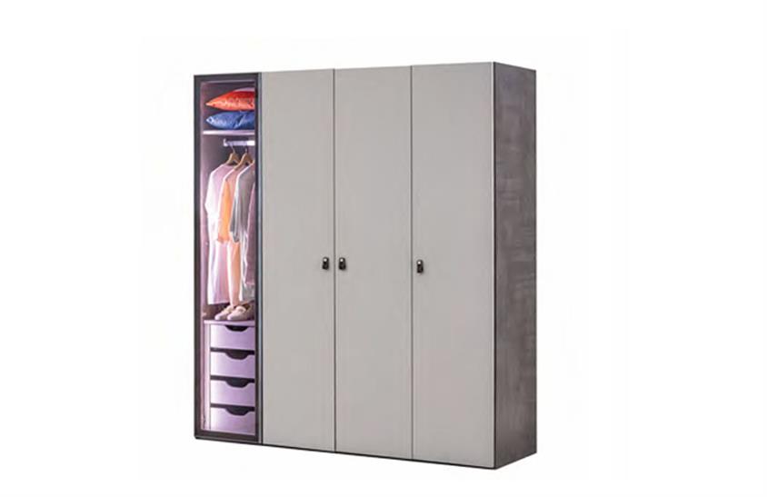 Lobster 4 Kapaklı Dolap S-442 Genç Odası