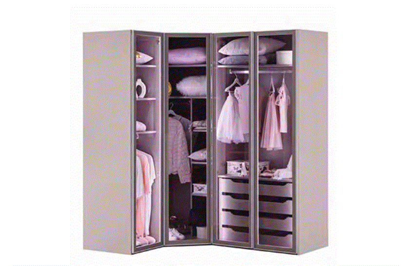 Bello Köşe Dolap Mini S-847 Genç Odası