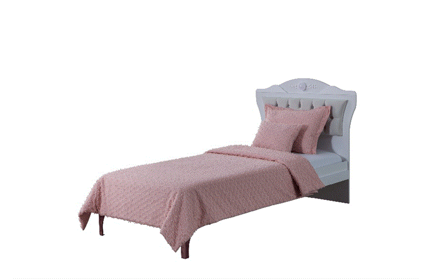 Bello Yatak Örtüsü Somon Genç Odası